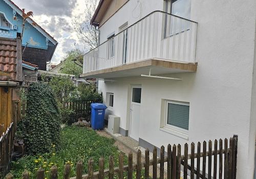 Balkon und Garten