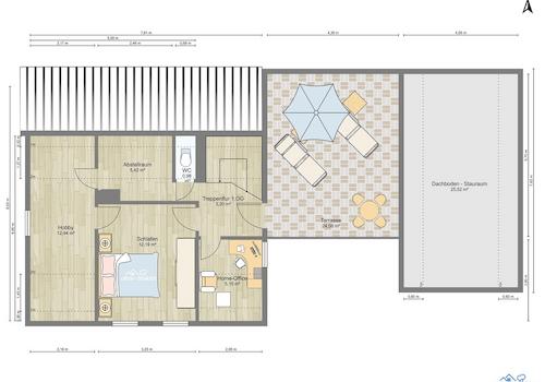 Grundriss Obergeschoss