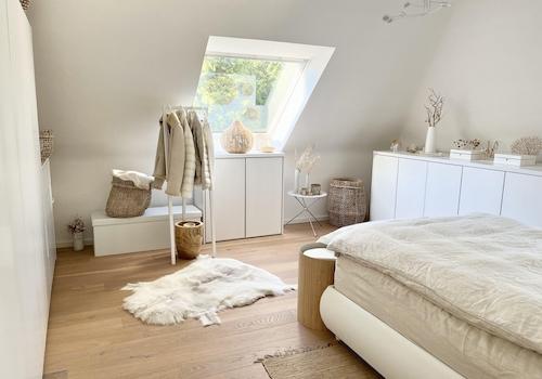 Schlafzimmer - Fenster Schräge