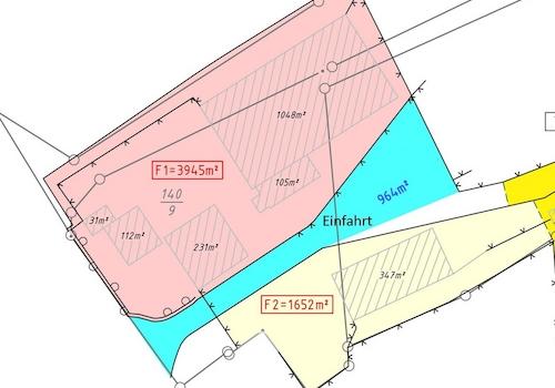 F1 und F2 Grundstück