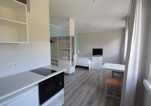 Wohnraum mit Küche, Beispiel