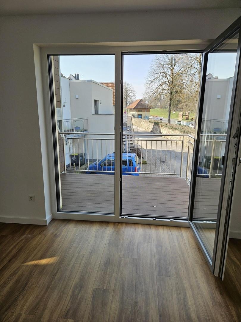 Balkon mit Abendsonne