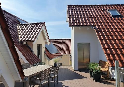 Gemeinschaftsterrasse im 2. OG