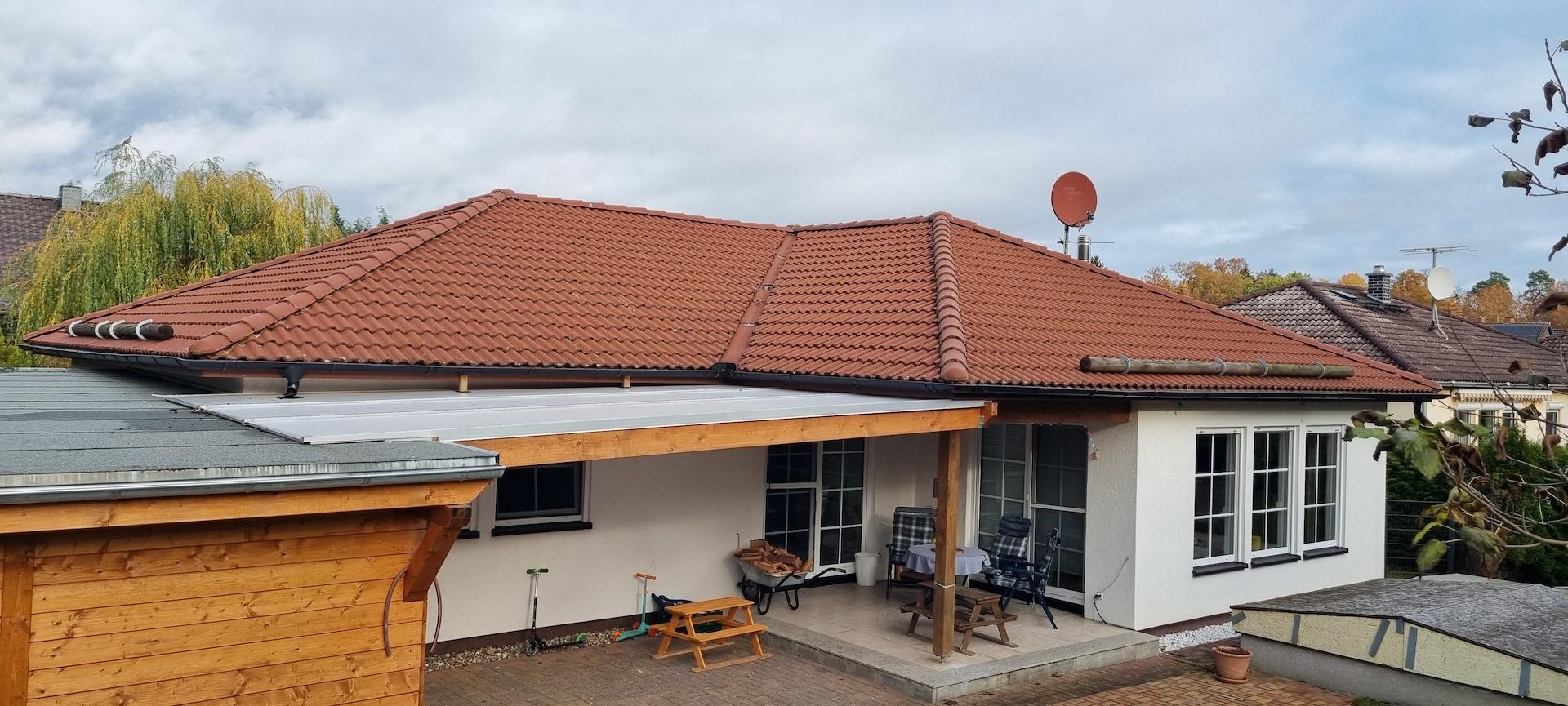 Großer, überdachter Bereich