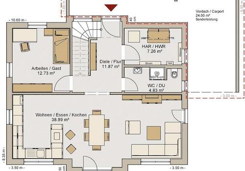 EFH-146-35-150 - Grundriss EG