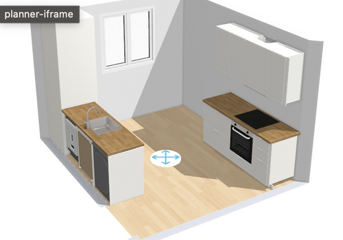 Neue Einbauküche - im Aufbau