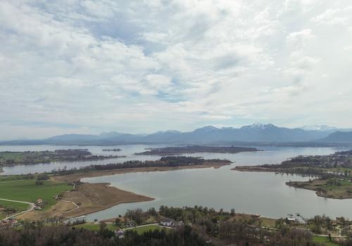 Blick zum Chiemsee