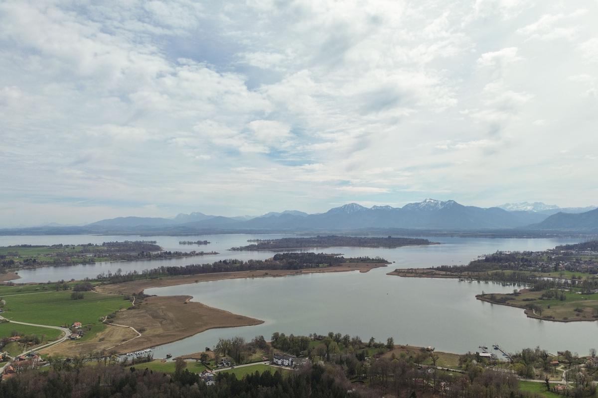 Blick zum Chiemsee