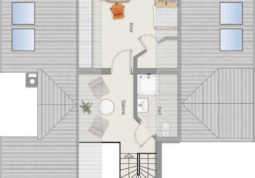 Grundriss Studioebene