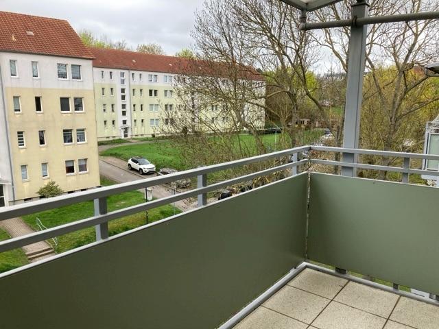 Blick vom Balkon
