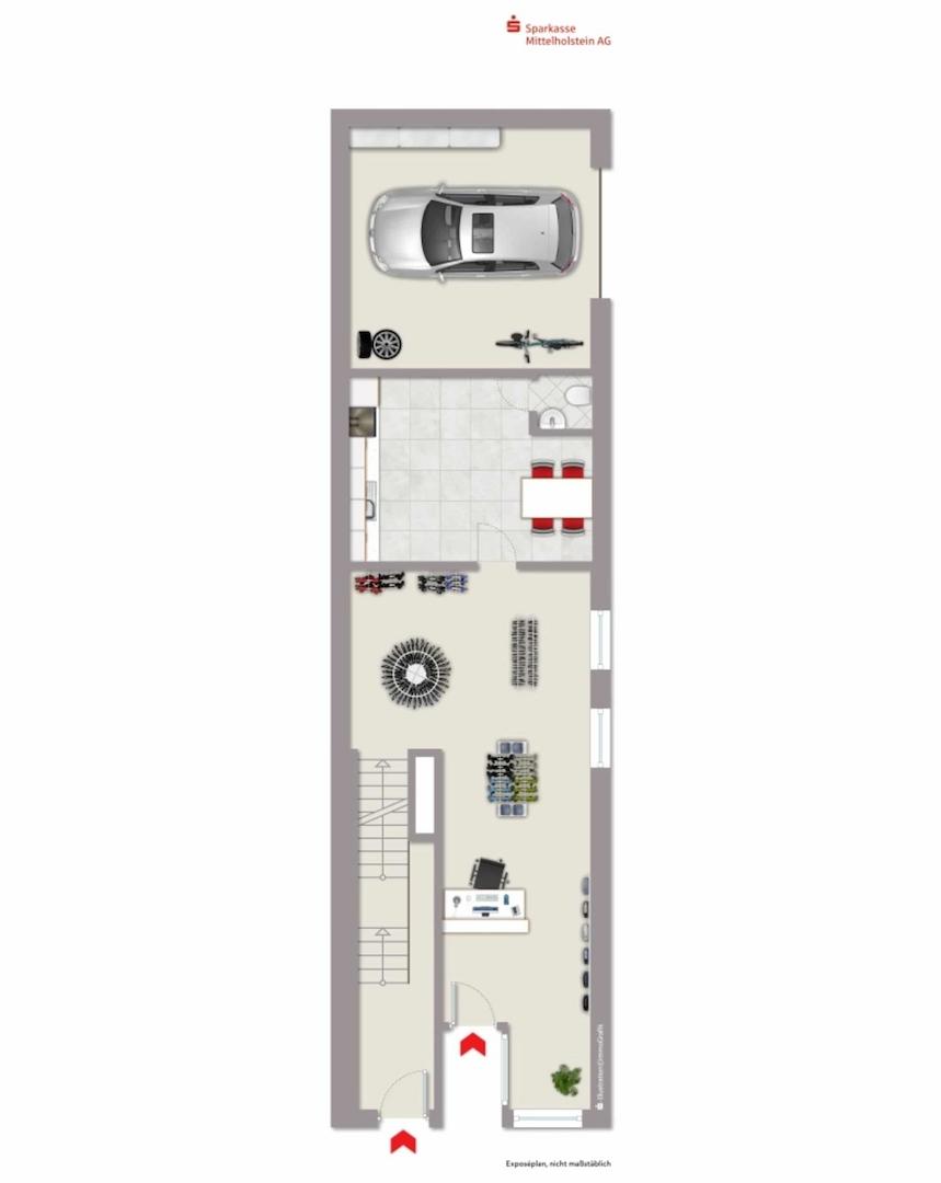 Grundriss Friseur