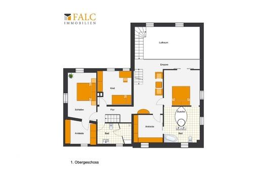 Grundriss Obergeschoss 