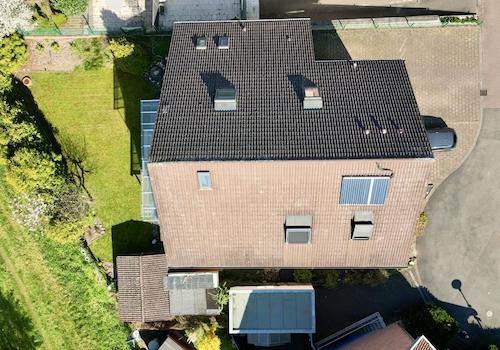 Luftaufnahme vom Dach