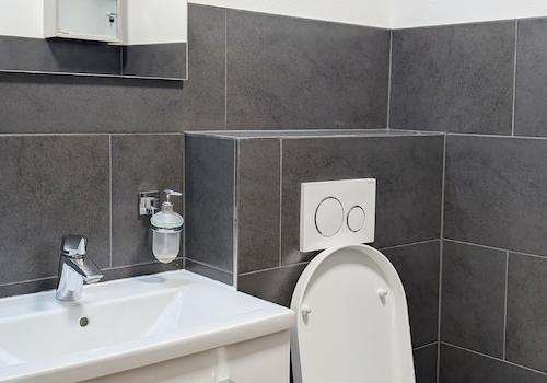 Toilette oben rechts