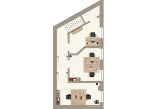 Grundriss Hinterhaus - Obergeschoss
