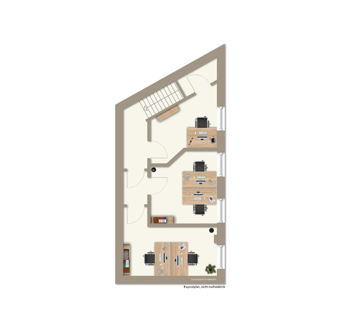 Grundriss Hinterhaus - Obergeschoss