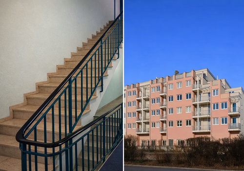 Garten,gepflegtes Treppenhaus 