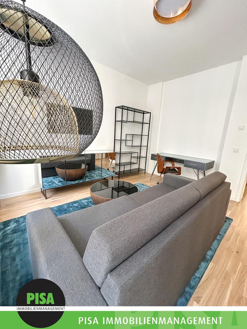 Blick in das Wohnzimmer