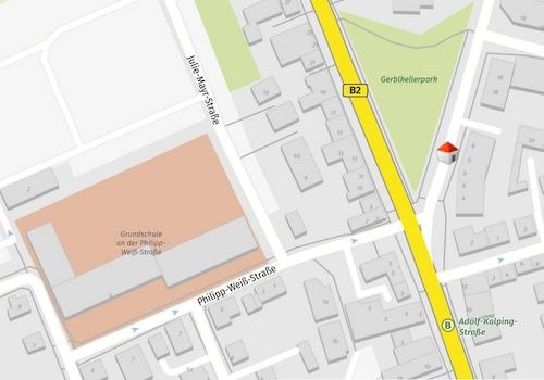 Geolyzer Kartenausschnitt