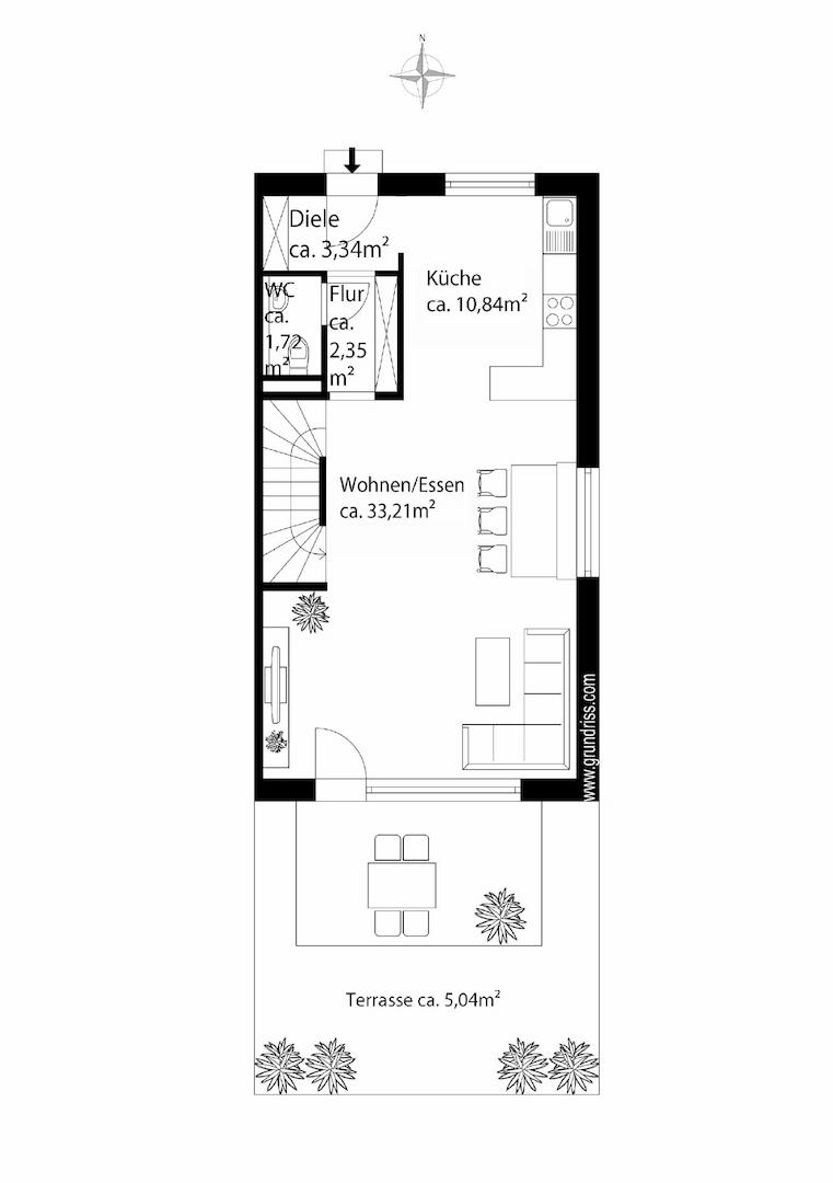 Grundriss Erdgeschoss