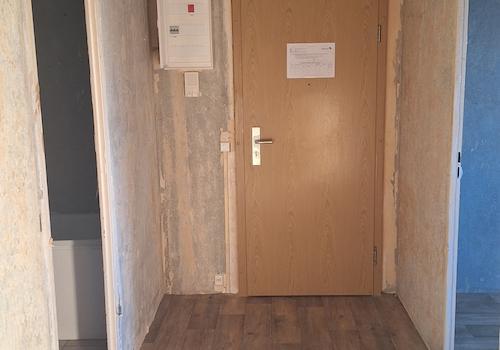 der Fußboden ist schon drin!