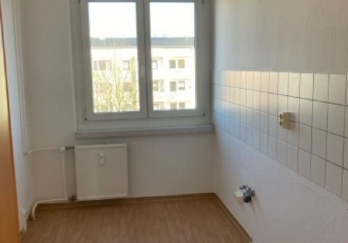 Küche mit Fliesenspiegel