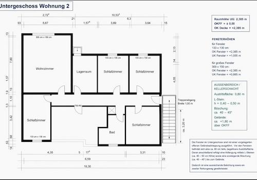 UG mit gepl Einliegerwohnung