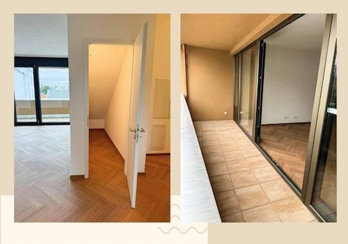 Balkon und Abstellkammer