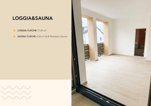 Loggia & Sauna