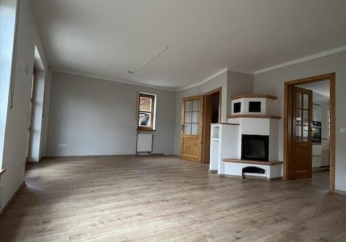 Wohnzimmer mit Kaminofen