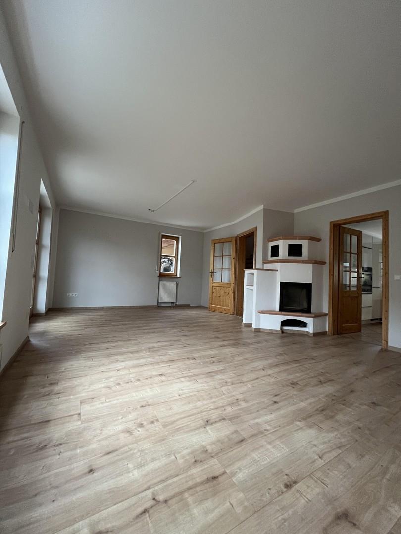 Wohnzimmer mit Kaminofen
