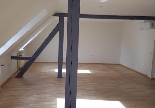 Wohn-Esszimmer, leer,