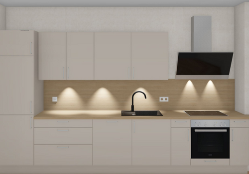 Küchenzeile bei Einzug
