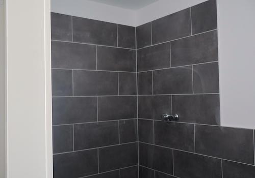 Bad Duschbereich  im Bau