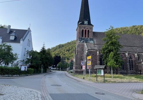 Ilfeld alte Kirche Ortskern