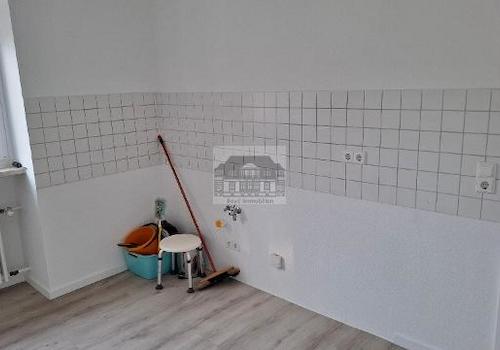 Küche - Wand für Anschlüsse