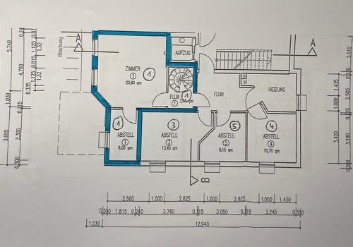 Grundriss Souterrain