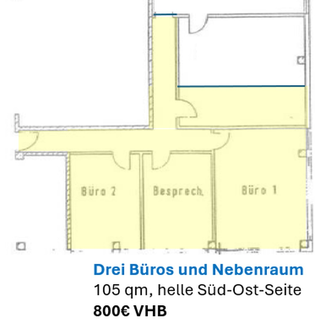 Büros im EG (105qm)