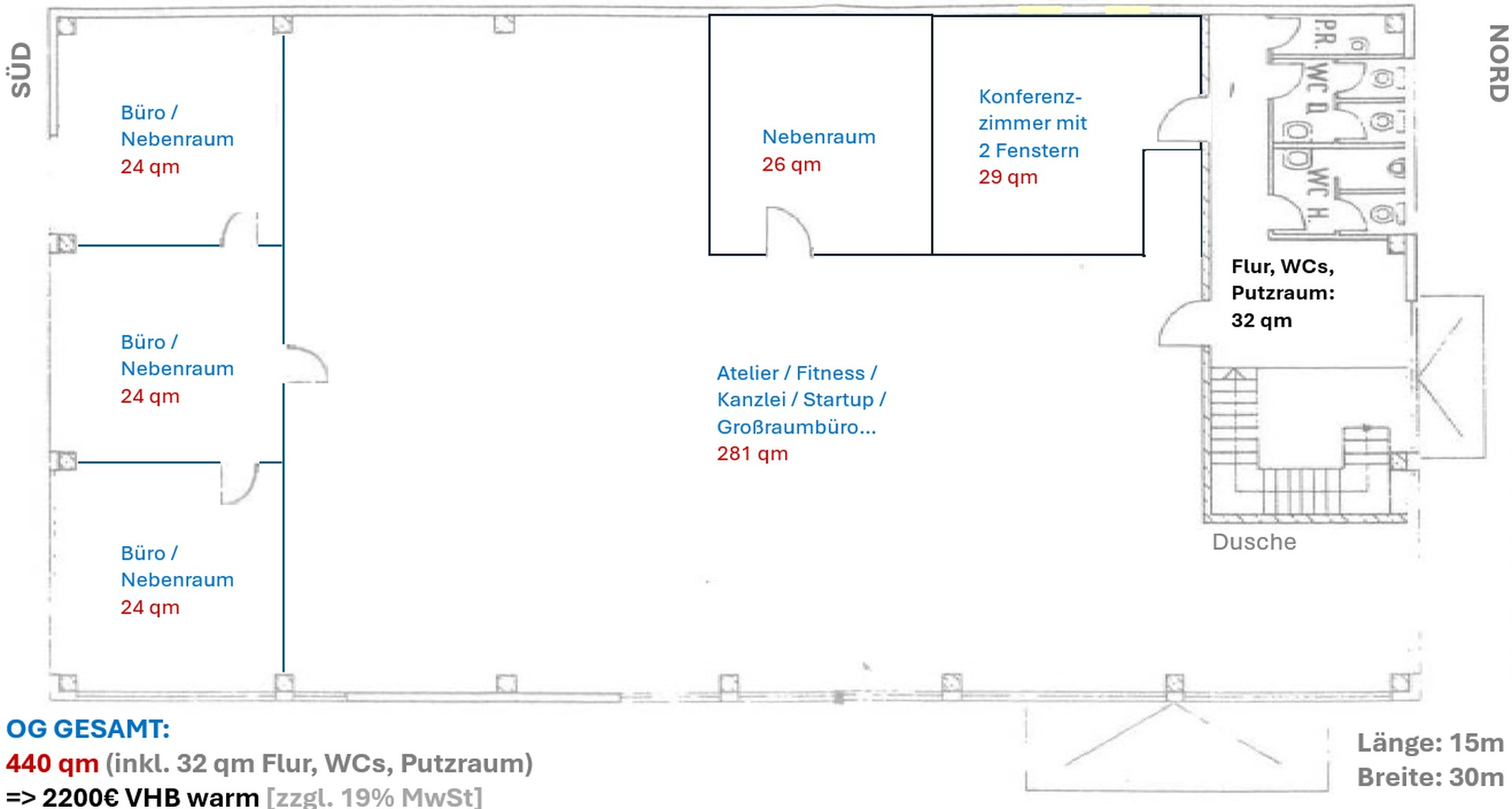 Grundriss OG [440qm]