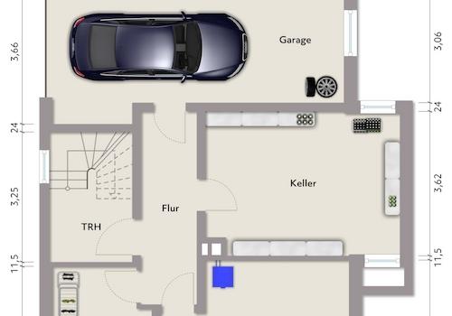 Kellergeschoss Grundriss