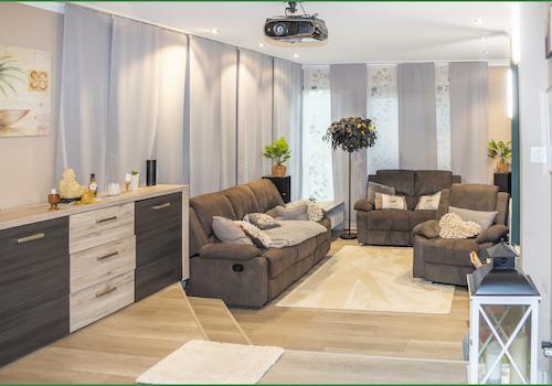 Wohnzimmer im Erdgeschoss