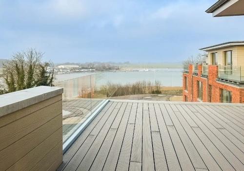 Blick von der Dachterrasse