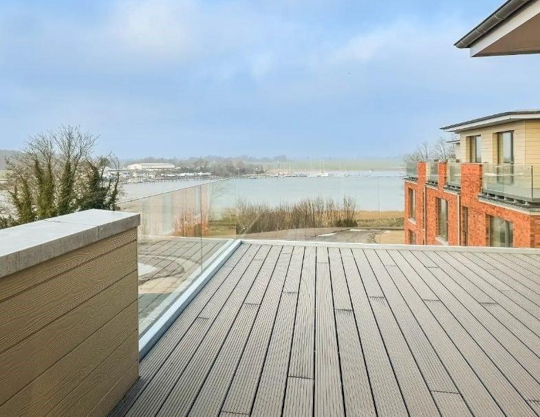 Blick von der Dachterrasse