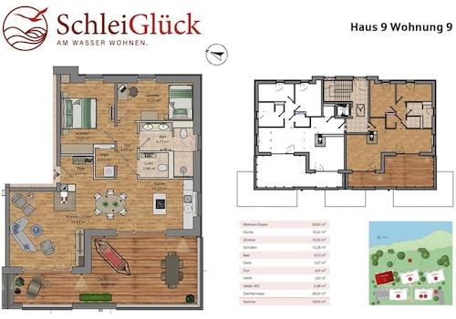 Grundriss und Lage Wohnung 9