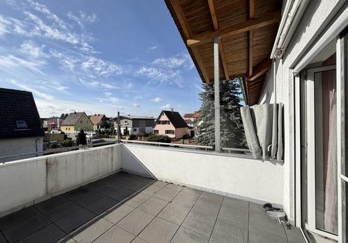 Balkon Obergeschosswohnung