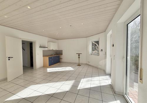 Wohn-/Schlafzimmer mit Küche Einliegerwohnung