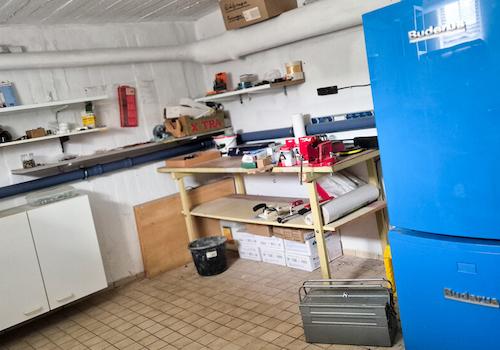 Heiz- und Bastenraum