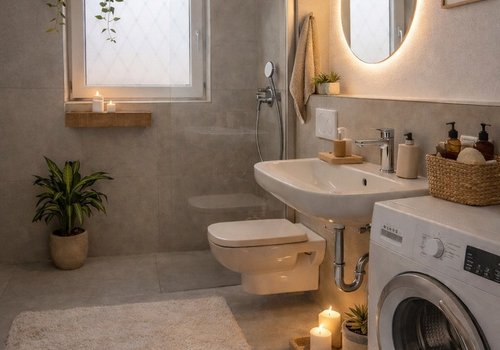 Badezimmer Einrichtungsbeispie