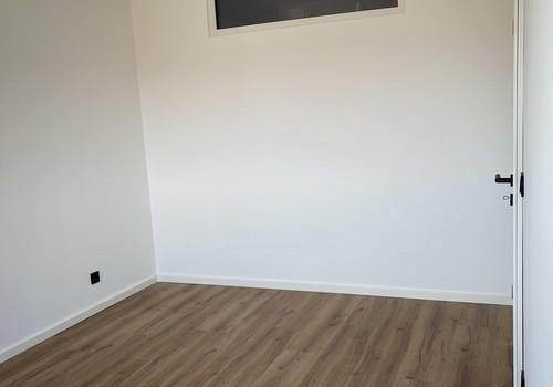 Schlafzimmer v. Fenster aus