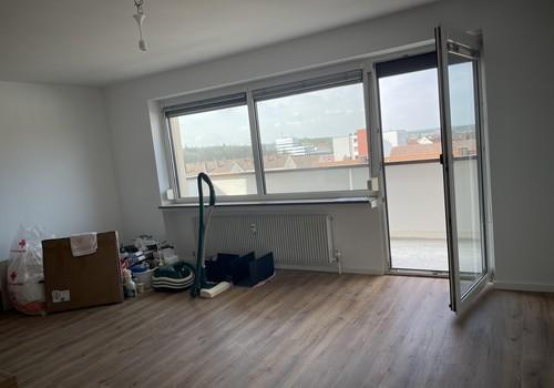 Wohnzimmer von der Diele aus